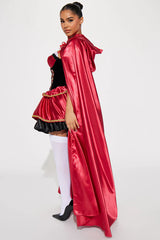 Sweet Little Red 2 Piece Costume Set - Red/Black