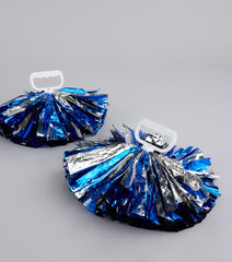 Spirit Squad Metallic Cheerleader Pom-Poms