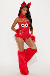 Friendly Street Creature 5 Piece Costume Set - Red
