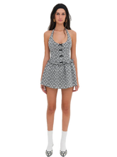 Janice Halter Mini Dress