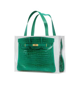 Grocery Bags Creative Parody Platinum Bag Print Woven Bag Full Take Down Birkin Fitness Casual Bag
