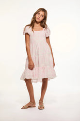 Girls Muriella Cotton Toile Print Dress