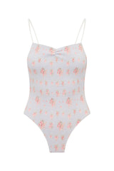 Korinth Floral Smocked One-Piece Swimsuit