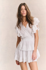 Gwen Mini Dress - WHITE