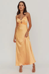 Eternal Sun Keyhole Bust Maxi Dress Mango