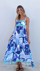Zarita Maxi Dress - Nyssa Print