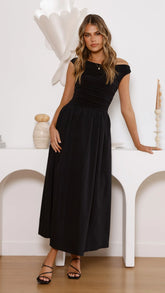 Immy Midi Dress - Black