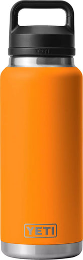 YETI 36 oz. Rambler Bottle with Chug Cap King Crab Orange