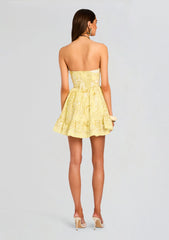 Fiza Strapless Short Dress