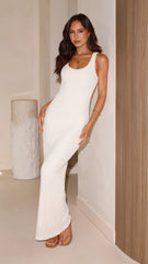 Zahara Maxi Dress- Cream