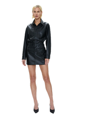 Nina Faux Mini Dress