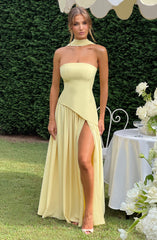 Maliyah Maxi Dress - Lemon
