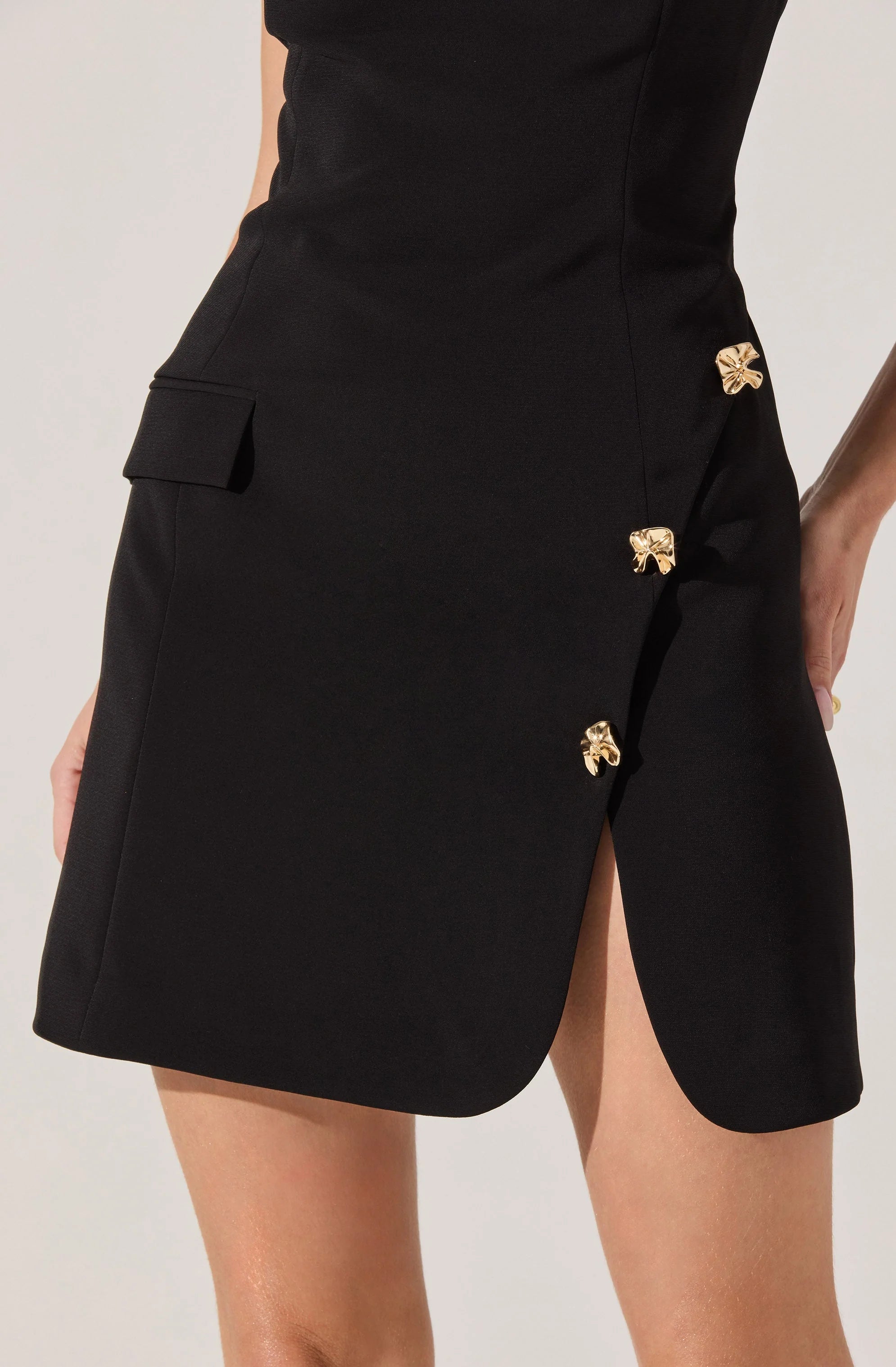 Nixie Tailored Split Skirt Dress