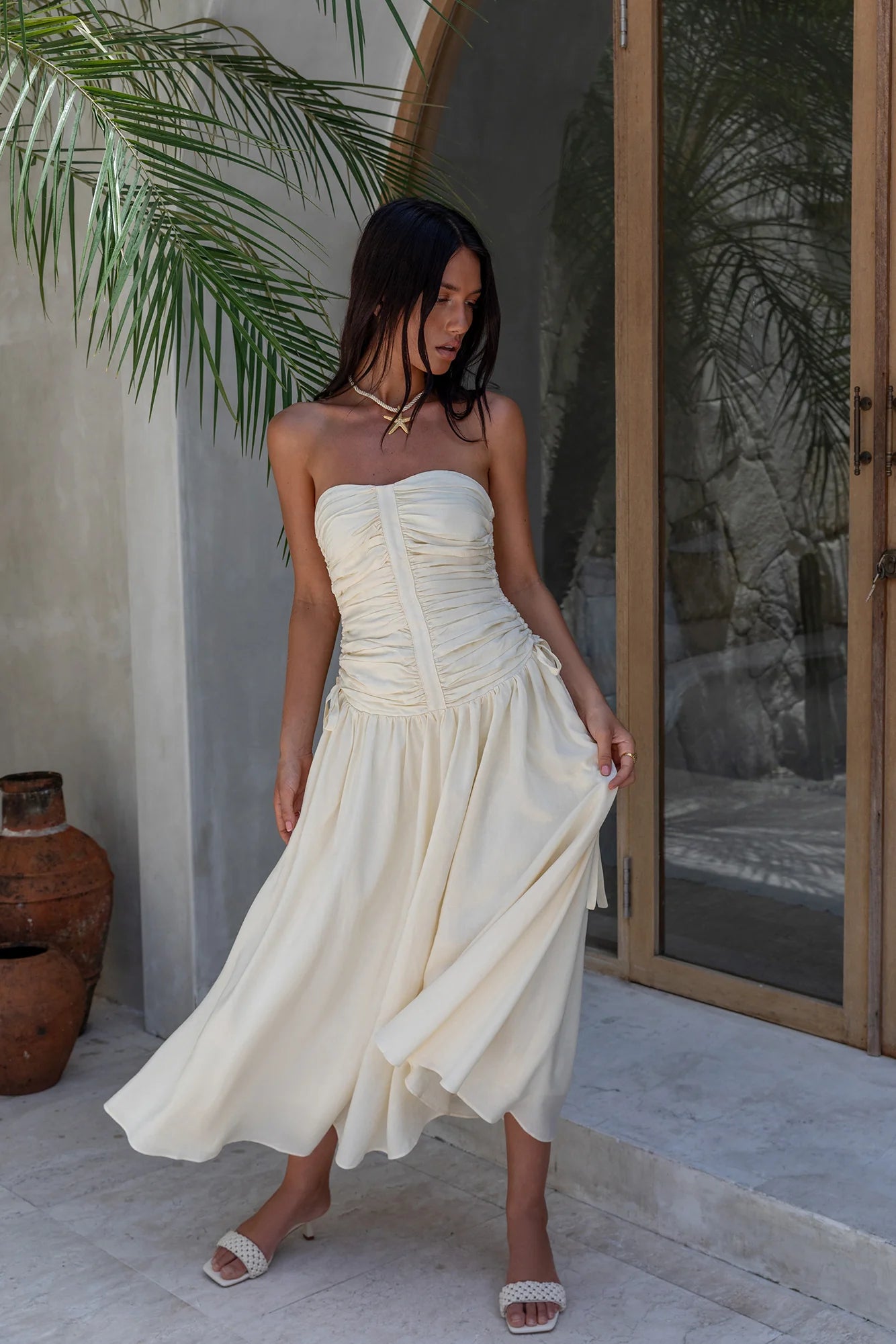 Zori Maxi Dress Cream