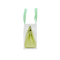 GroceryBags Creative Platinum Print Woven Bag Mint Green