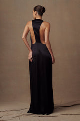 Jacquelyn Racerback Maxi Dress - Black