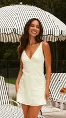 Halina Mini Dress - Yellow