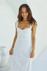 Tunnel Of Love Maxi Dress White