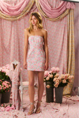 Rhoswen Liberty Fabric Bow Mini Dress