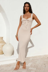 Come Back To Me Maxi Dress Beige