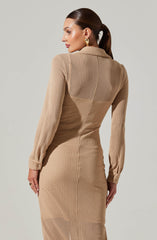 Tawna Open Stitch Midi Dress