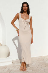 Come Back To Me Maxi Dress Beige