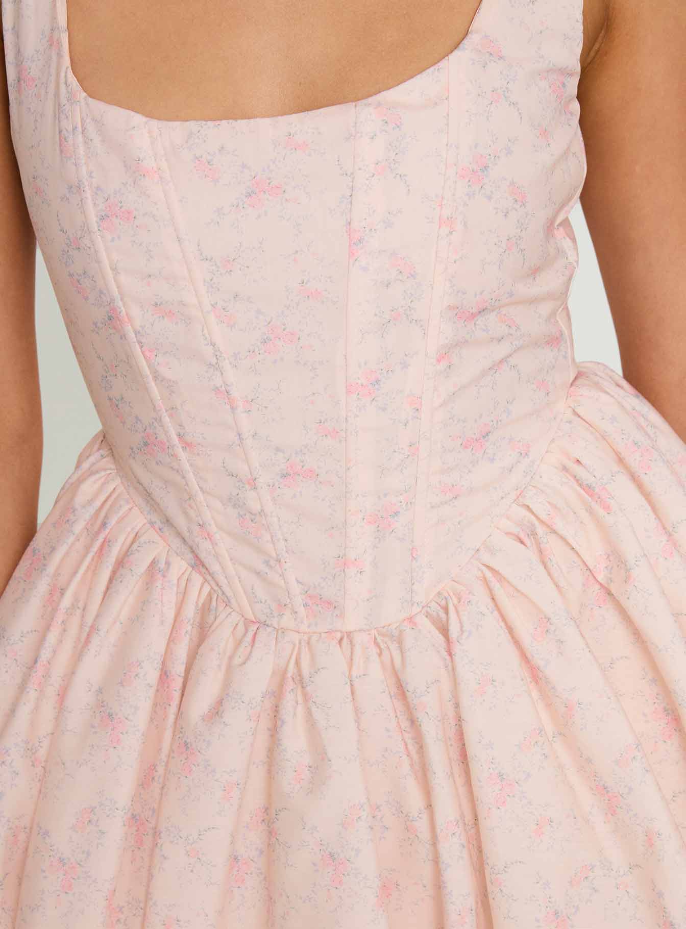 Bridgitte Corset Mini Dress Floral