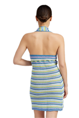 Faith Crochet Halter Dress