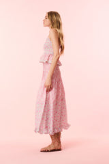 Tian Liberty Fabric Midi Skirt