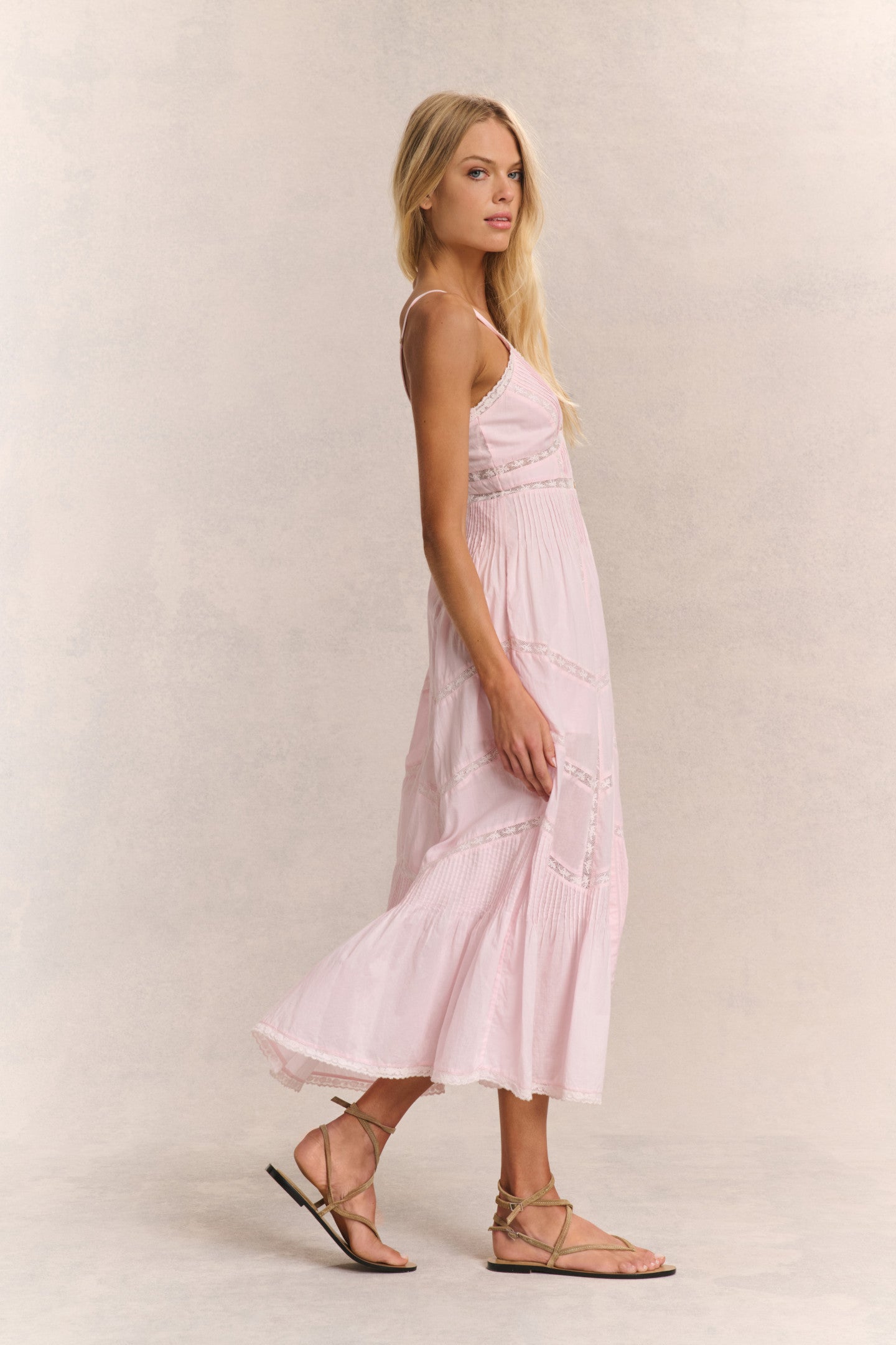 Esilda Heritage Cotton Midi Dress