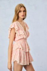 Gwen Heirloom Print Cotton Mini Dress