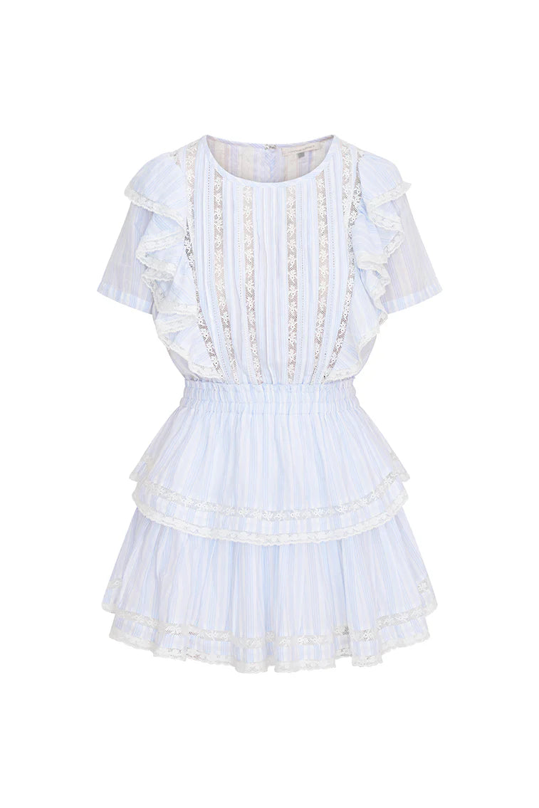 Natasha Stripe Cotton Mini Dress