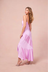 Mallee Satin Asymmetrical Dress