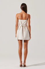 Azria Button-Front Wrap Dress