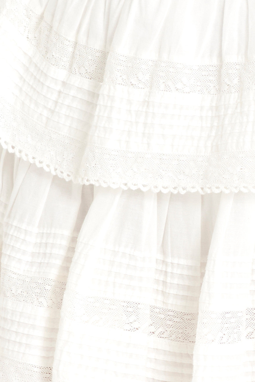 Ruffle Mini Heritage Skirt