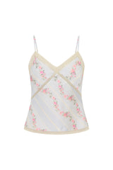 Levall Satin Floral Top