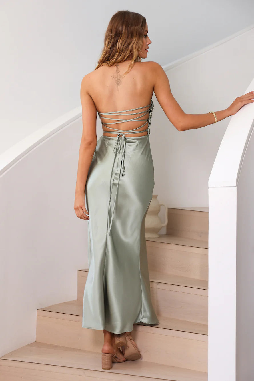Outshine Maxi Dress Sage
