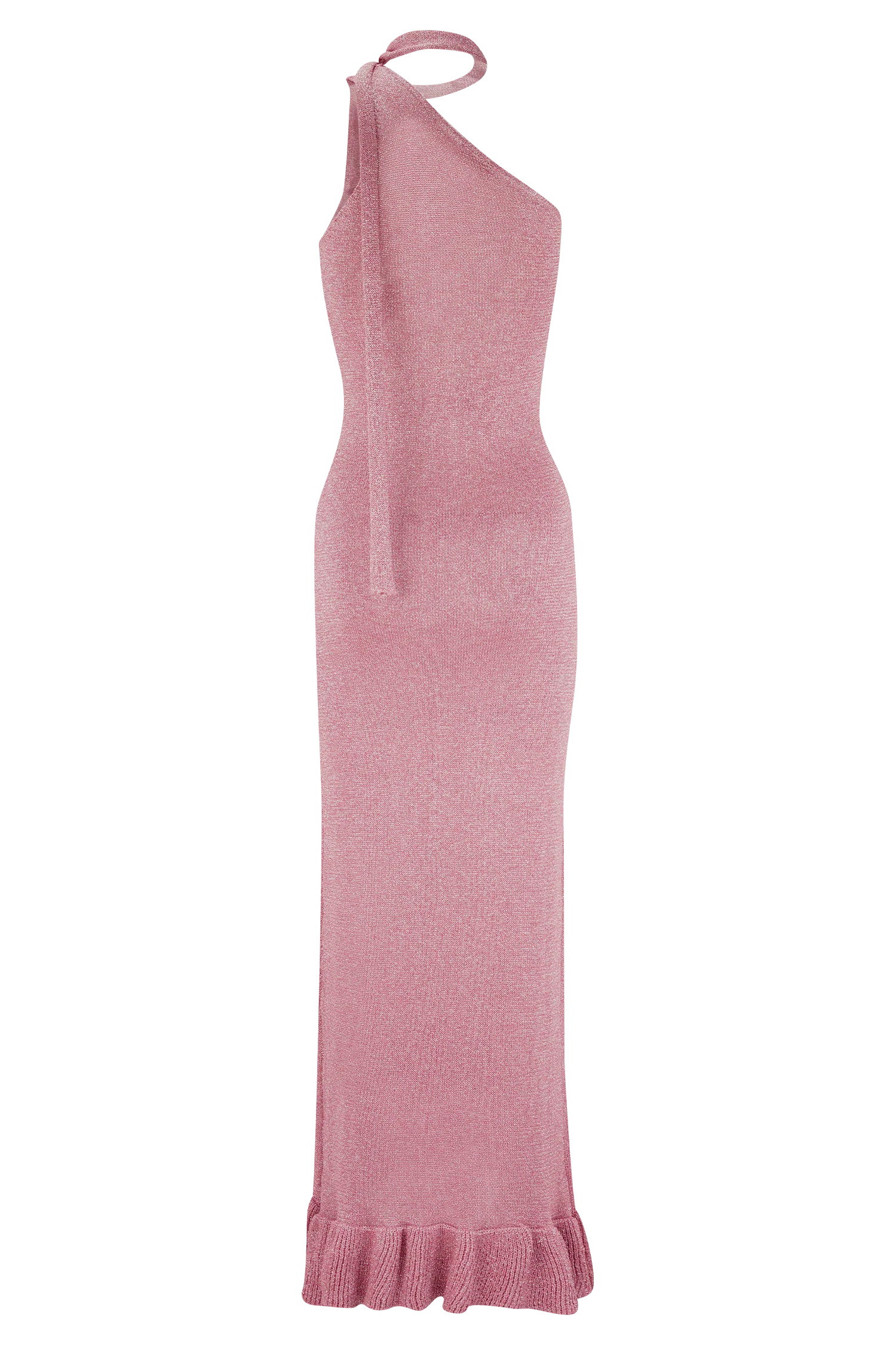 Celestino Floral Metallic Knit Maxi Dress - Pink