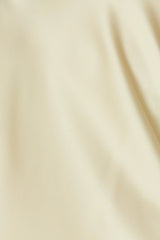 Yours To Love Satin Halter Mini Dress Yellow
