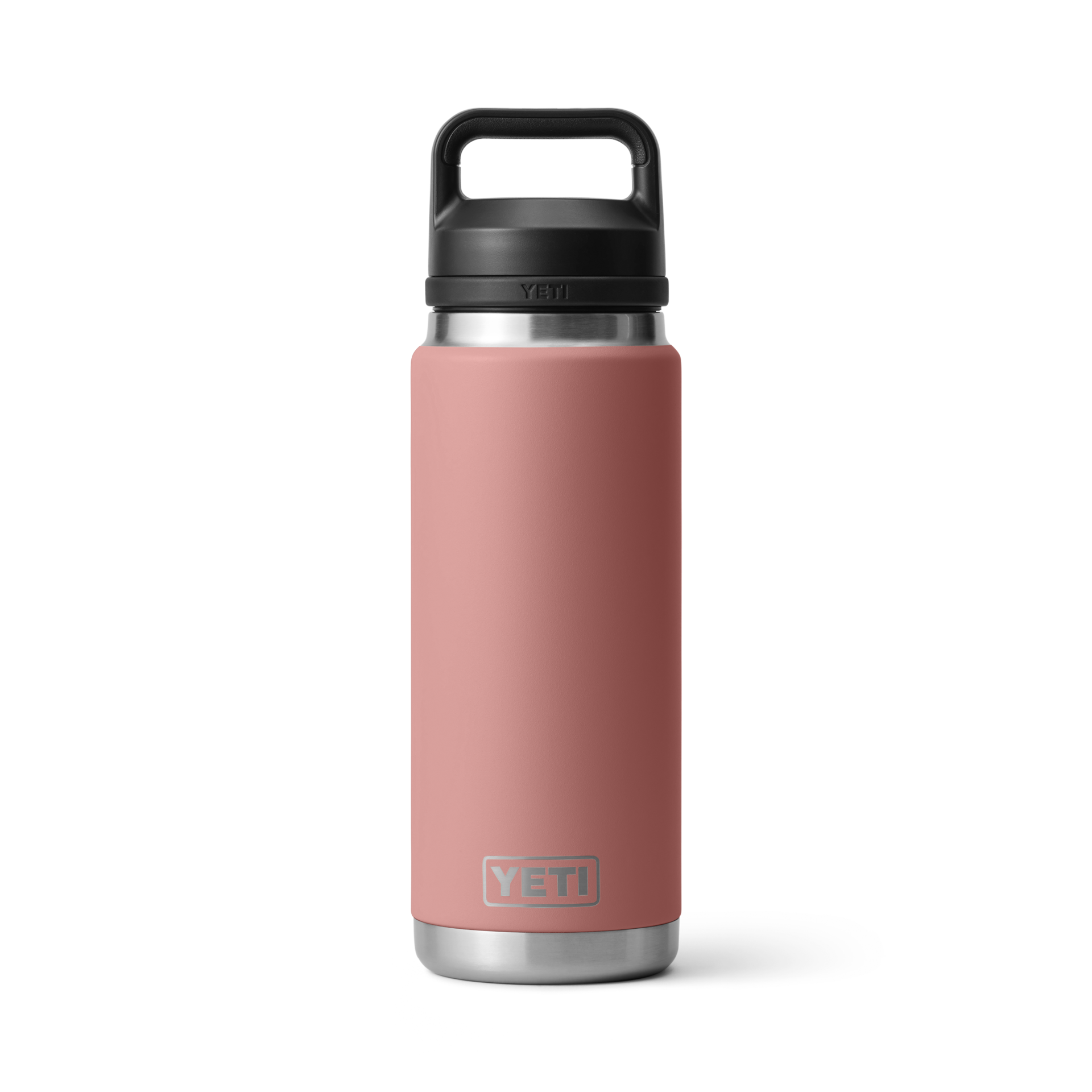 YETI 26 oz Insulated Straw Cap Water Bottle Leak-Resistant-Sandstone Pink