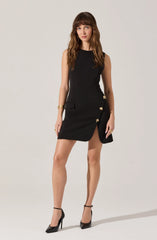 Nixie Tailored Split Skirt Dress