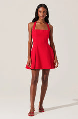 Lilibeth Halter Neck Mini Dress