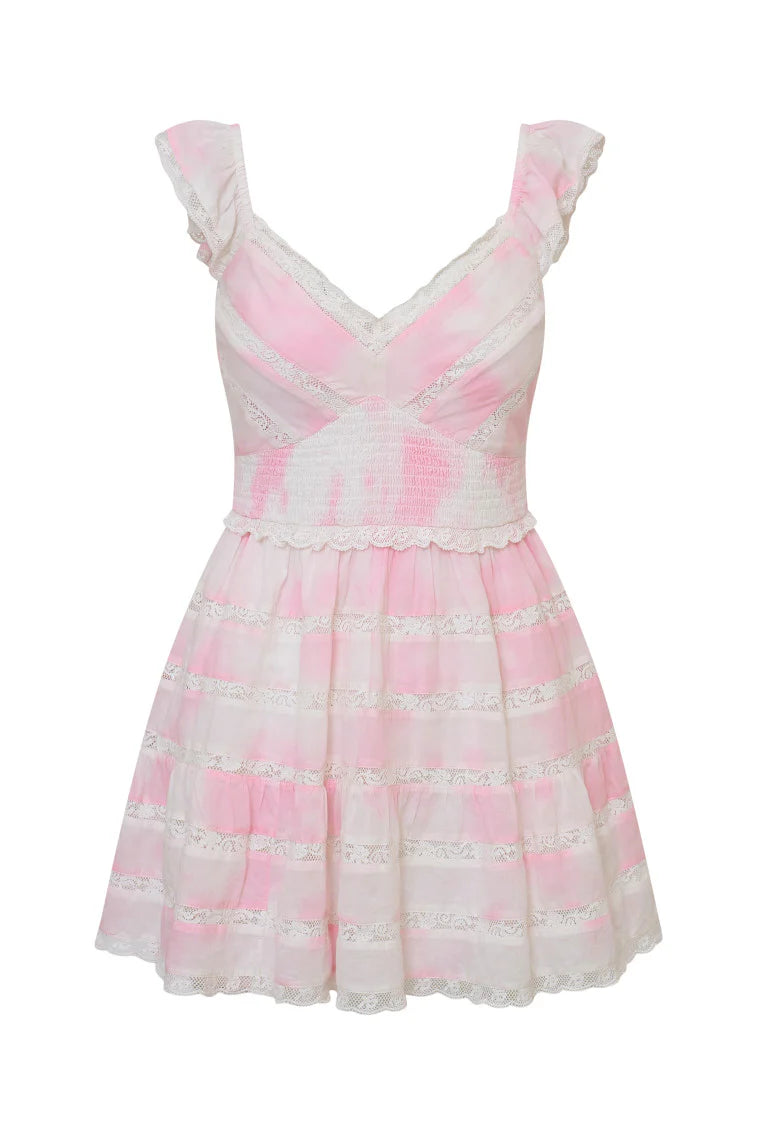 Finny Hand Dyed Mini Dress