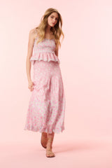 Tian Liberty Fabric Midi Skirt