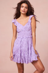 Presline Cotton Floral Mini Dress