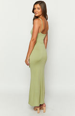 Zuri Khaki Maxi Dress