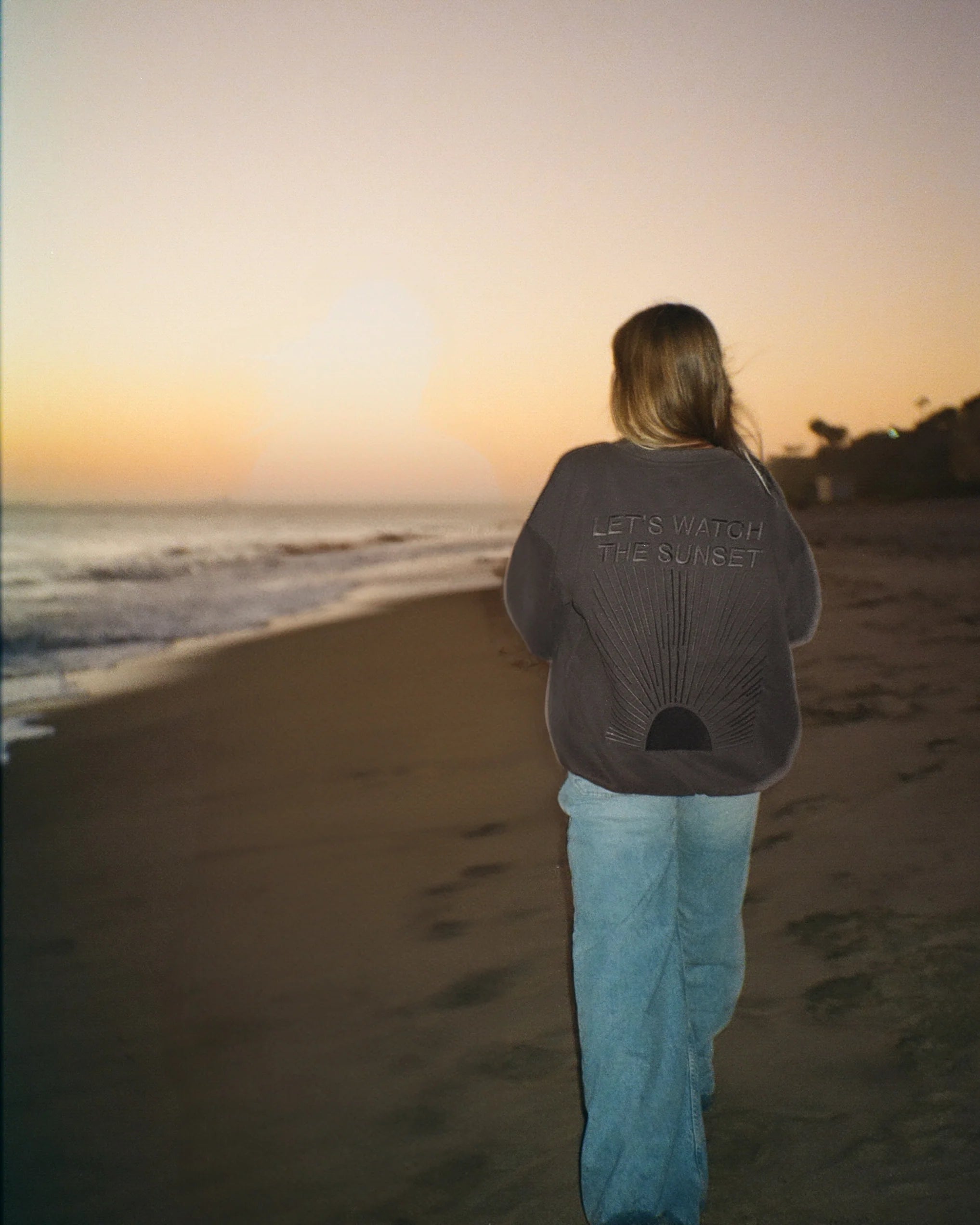 "Yin+Yang" Let's Watch the Sunset Crew Neck