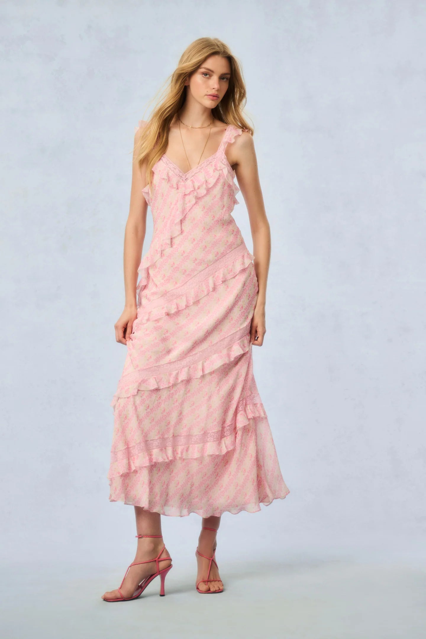 Radiance Heirloom Print Maxi Dress