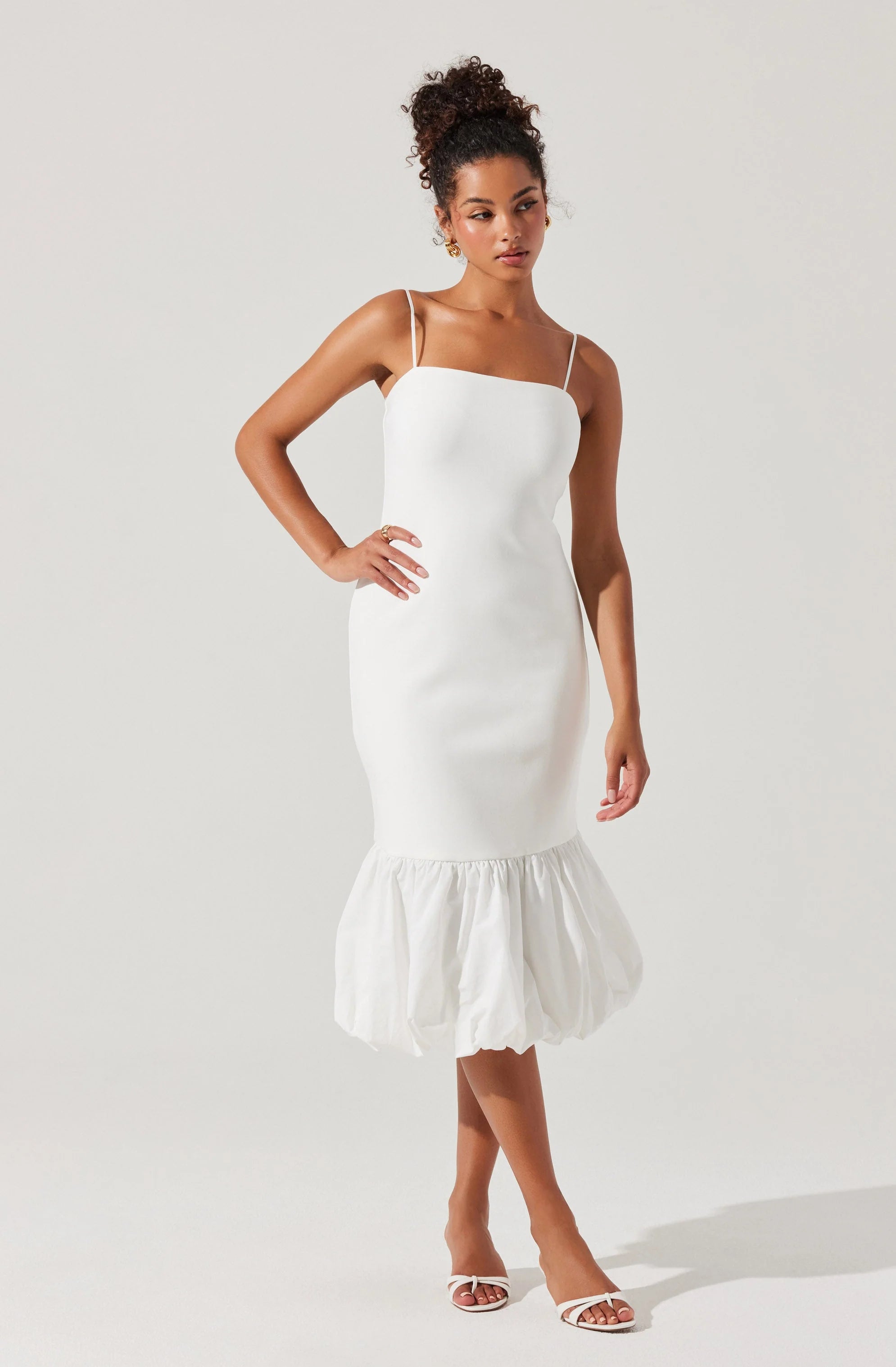 Brittnea Bodycon Bubble Hem Dress
