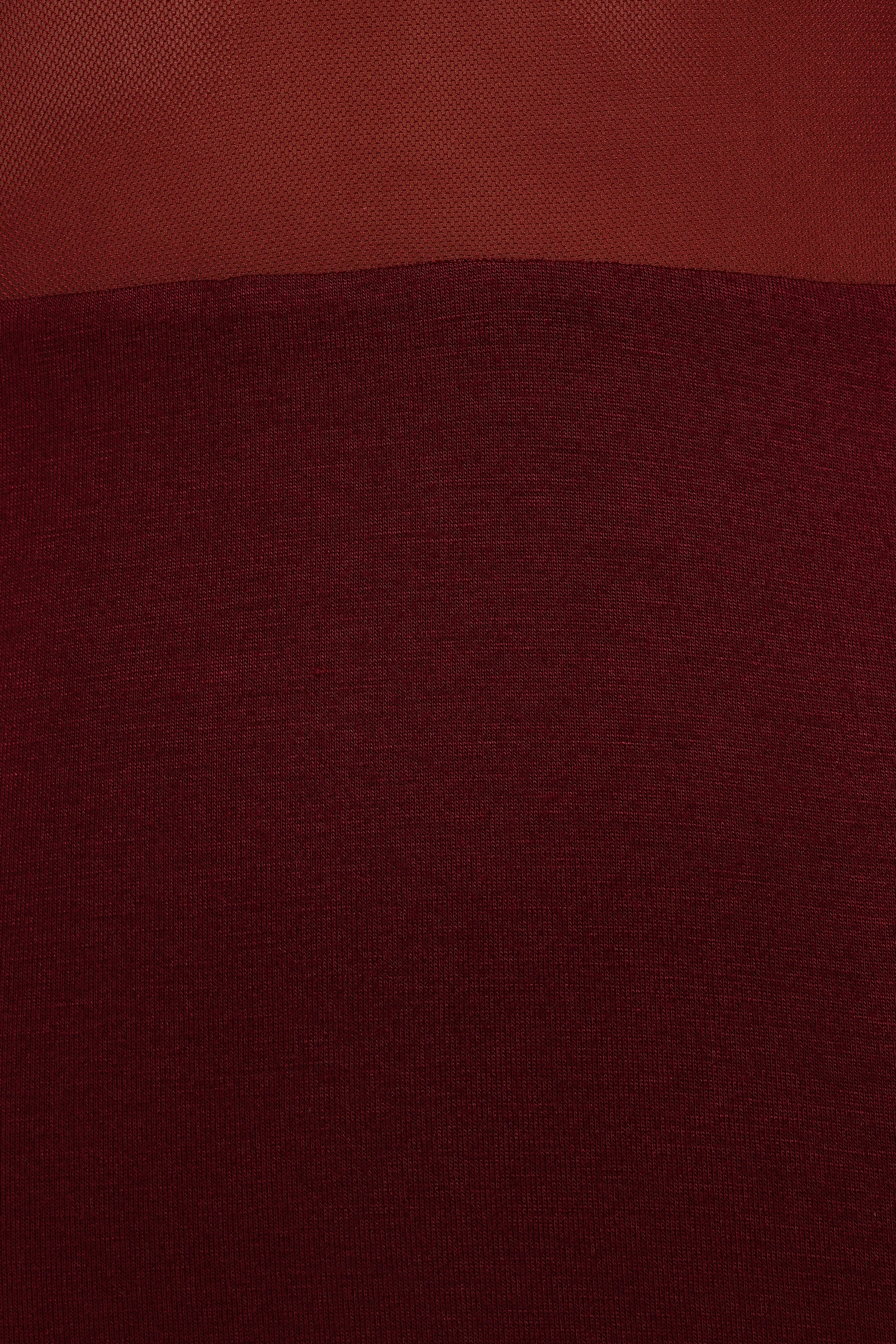 Farrow Long Sleeve Midi Dress - Wine